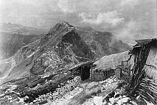 Kožljak (1587 m) in zapuščeni italijanski bojni položaji leta 1918